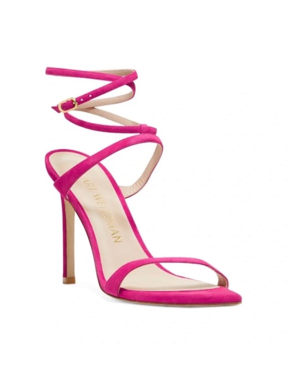 Stuart Weitzman  suede heels sandals